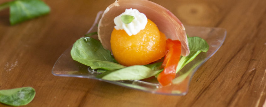 Finger Food di Melone e Prosciutto
