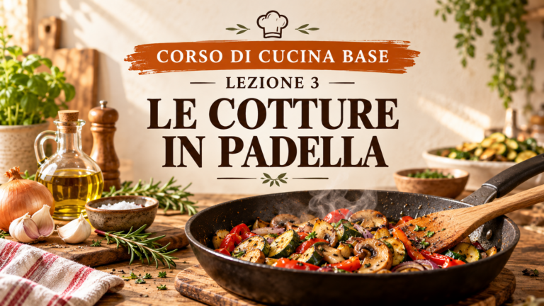 Corso di cucina base – Lezione 3: le cotture in padella