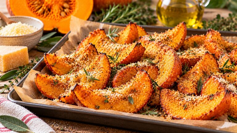 Zucca al forno croccante