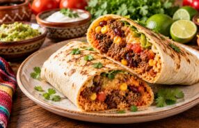 Burrito messicano fatto in casa