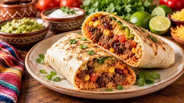 Burrito messicano fatto in casa