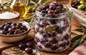 Olive nere sotto sale