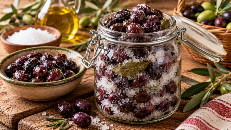 Olive nere sotto sale