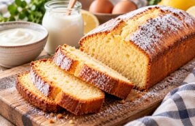 Plumcake allo yogurt soffice tagliato a fette
