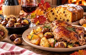 Castagne, vino novello e arrosto per la tavola di San Martino